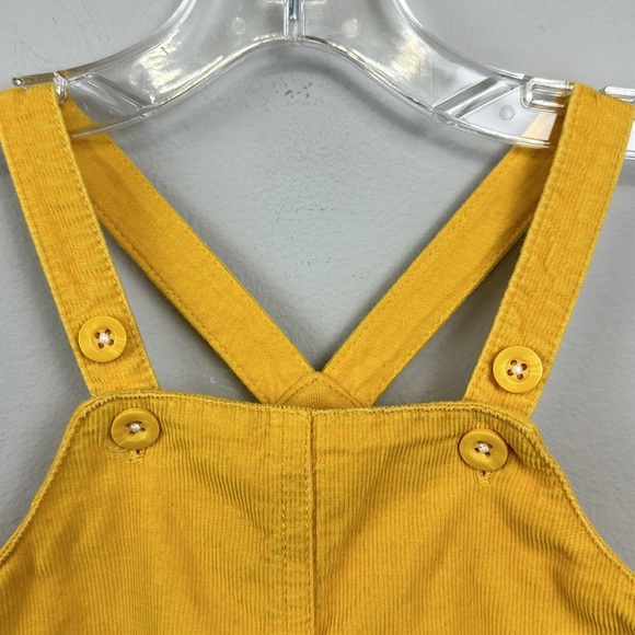 Mustard Yellow Corduroy Kitty Jumper Sz 18M - Picture 2 of 7